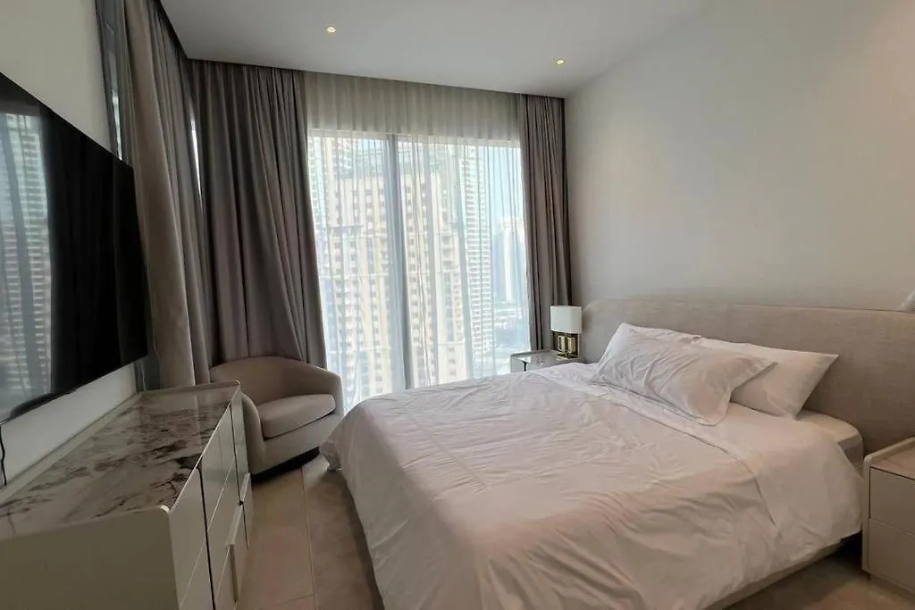 두바이 Lux 2Br In Marina Gate With Stunning Views 아파트